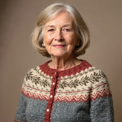 Jessica | Retro Kardigán